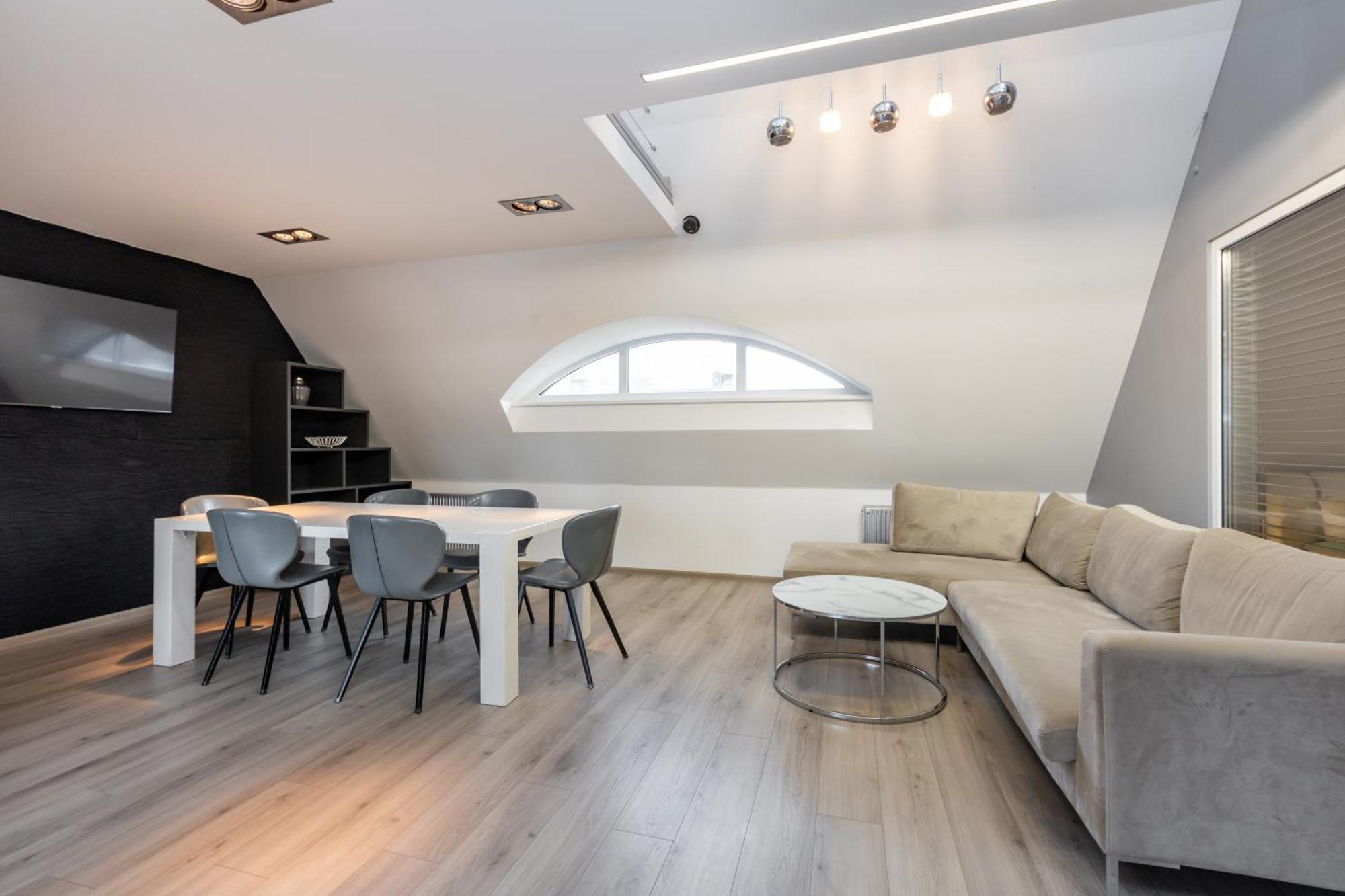 Penthouse Apartment With Terrace Riga Exteriér fotografie