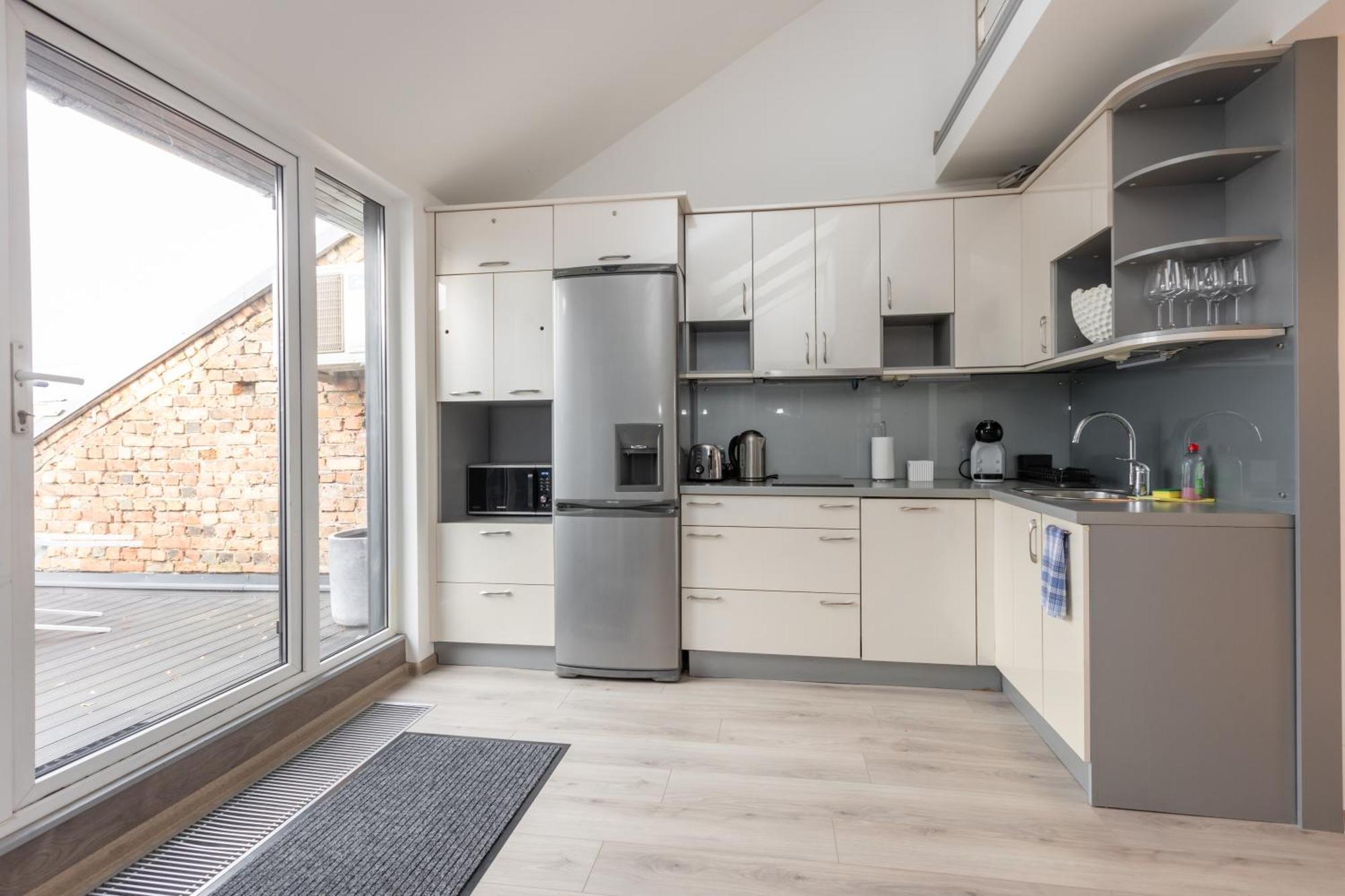 Penthouse Apartment With Terrace Riga Exteriér fotografie