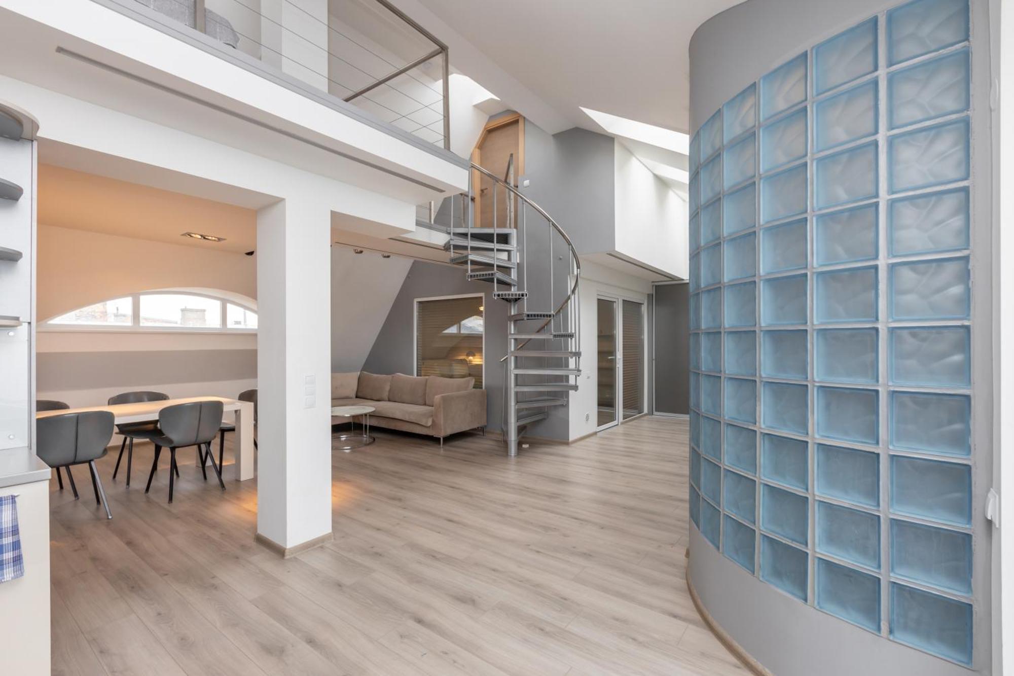 Penthouse Apartment With Terrace Riga Exteriér fotografie