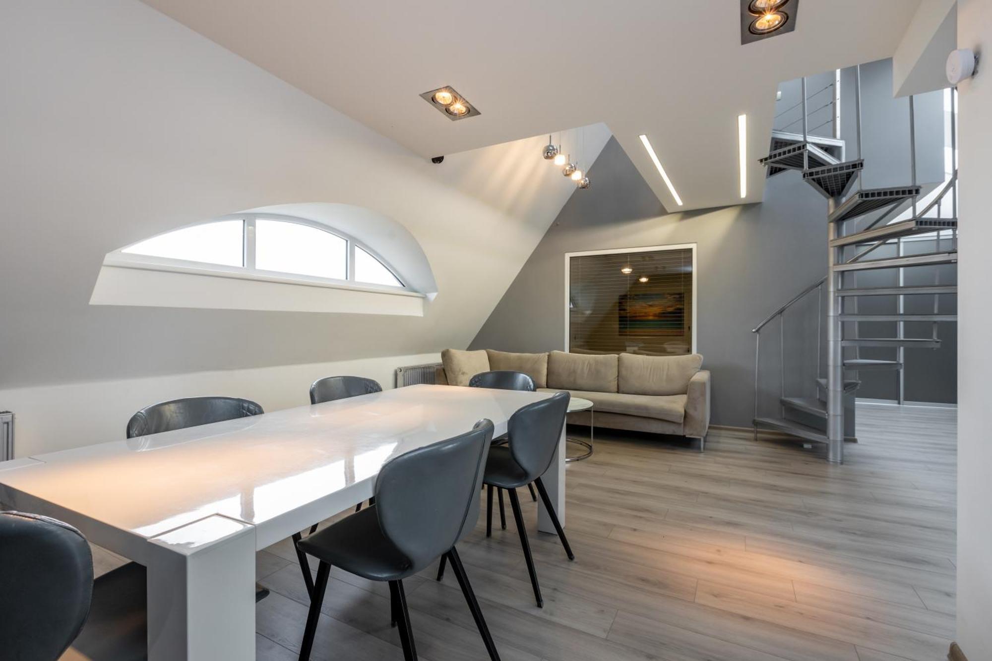Penthouse Apartment With Terrace Riga Exteriér fotografie