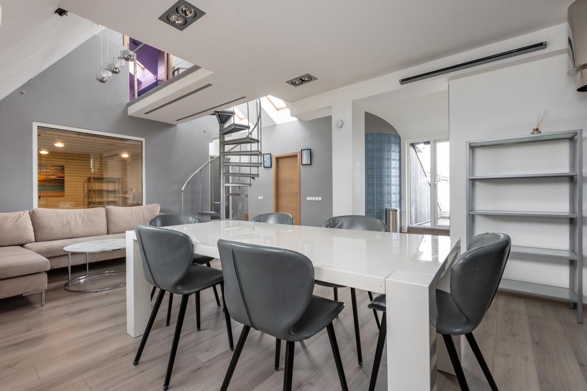 Penthouse Apartment With Terrace Riga Exteriér fotografie